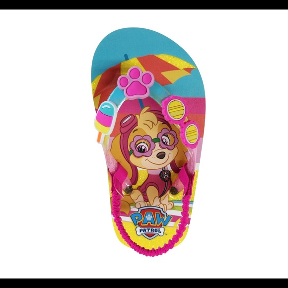 Nickelodeon toddler paw patrol beach flip flop sandal - Picture 5 of 7